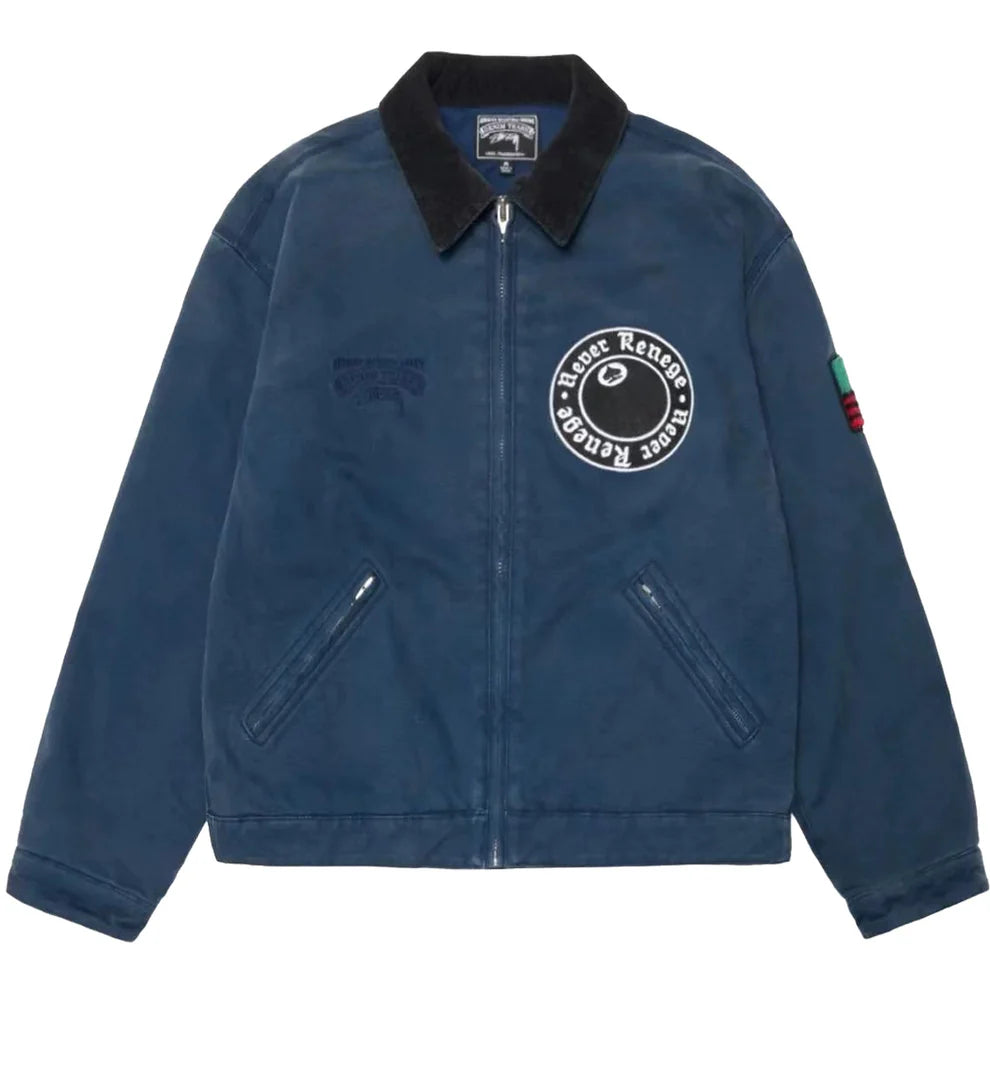 Stussy & Denim Tears Canvas Jacket（蓝色）